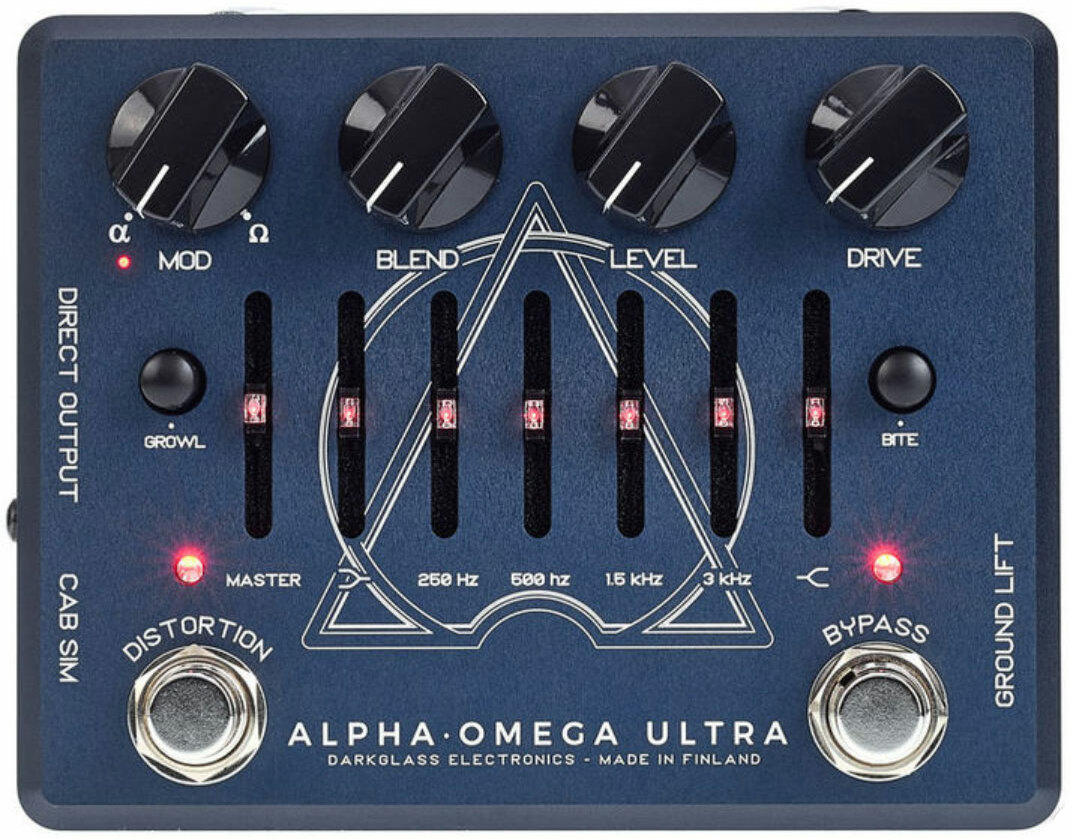 Darkglass Alpha·Omega Ultra Bass Preamp Overdrive, distortion ...
