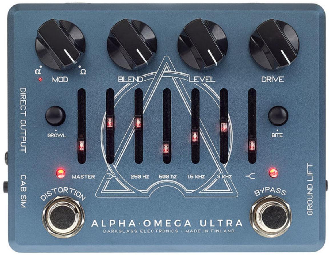 herberg dik vandaag Darkglass Alpha·Omega Ultra V2 (Aux-In) Bass Preamp Overdrive, distortion,  fuzz effect pedal for bass