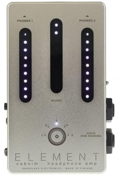 Simulator & modulation effect pedal for bass Darkglass Element Headphone Amp Cabsim