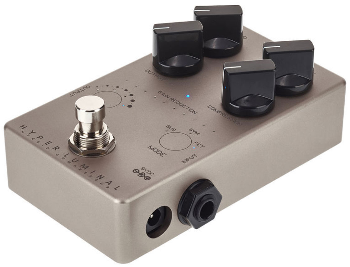 Darkglass Hyper Luminal Hybrid Compressor - Compressor, sustain & noise gate effect pedal for bass - Variation 1