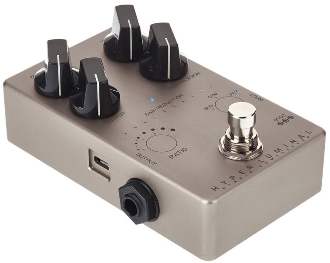 Darkglass Hyper Luminal Hybrid Compressor - Compressor, sustain & noise gate effect pedal for bass - Variation 2