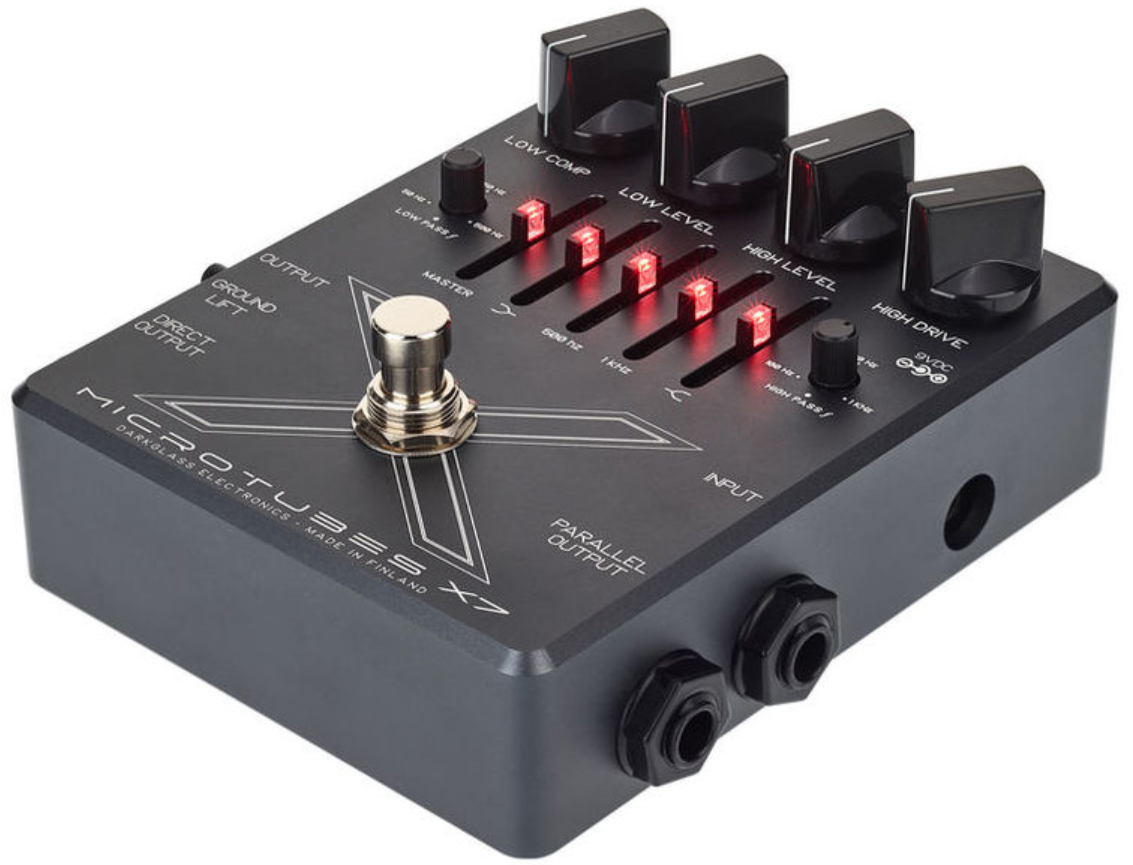 Darkglass Microtubes X7 - Overdrive, distortion, fuzz effect pedal for bass - Variation 1