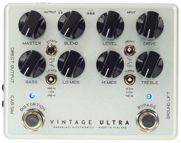 Overdrive, distortion, fuzz effect pedal for bass Darkglass Vintage Ultra V2 xu Bass Overdrive