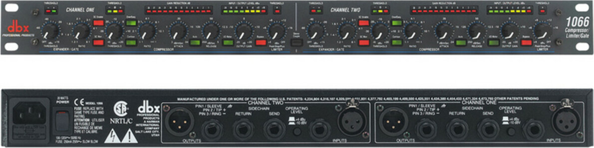 Dbx 1066 Compresseur Limiteur Gate - Kompressor Limiter Gate - Main picture