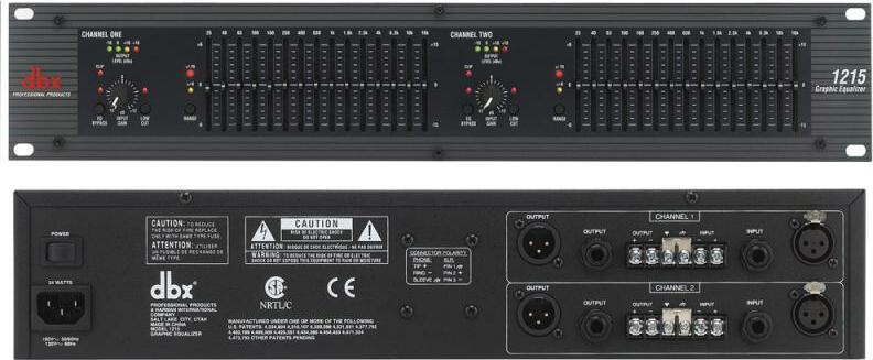 Dbx 1215 - Equalizer / channel strip - Main picture