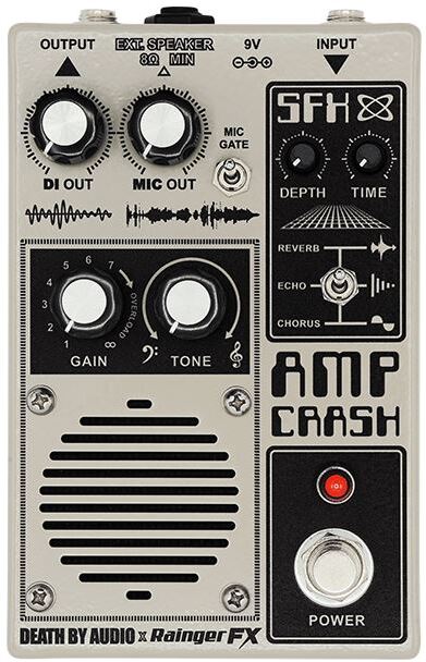 Death By Audio Amp Crash - Overdrive, distortion & fuzz effect pedal - Main picture