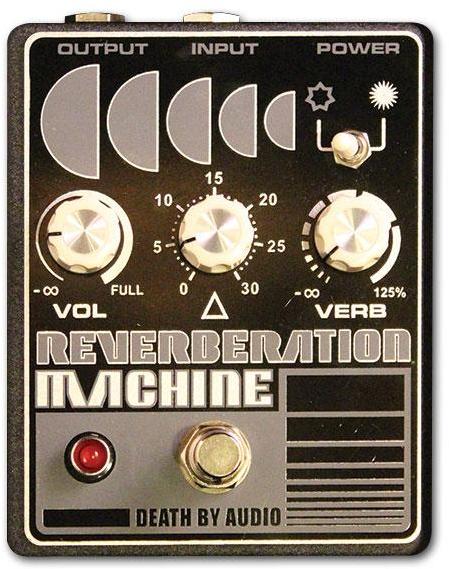 Reverb, delay & echo effect pedal Death by audio Reverberation Machine