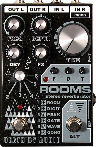 Death By Audio Rooms Reverb - Reverb, delay & echo effect pedal - Main picture