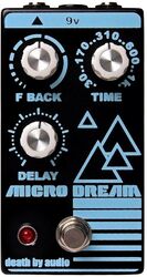 Reverb, delay & echo effect pedal Death by audio Micro Dream