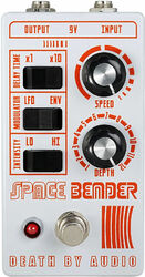 Modulation, chorus, flanger, phaser & tremolo effect pedal Death by audio Space Bender Chorus Modulator Ltd - White/Orange