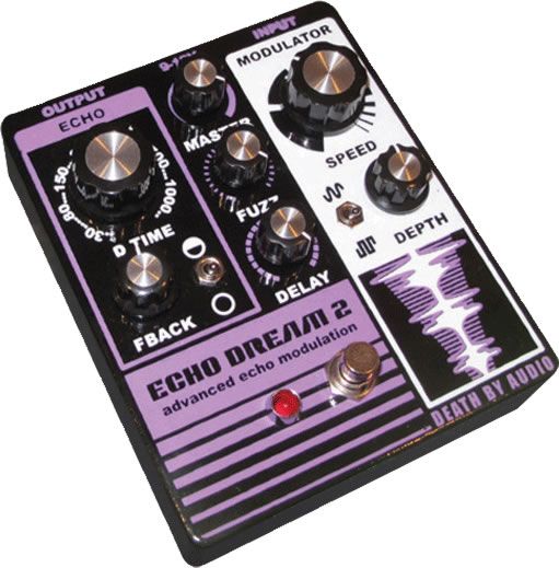 Death By Audio Echo Dream 2 Analog Echo Et Fuzz - Reverb, delay & echo effect pedal - Variation 1