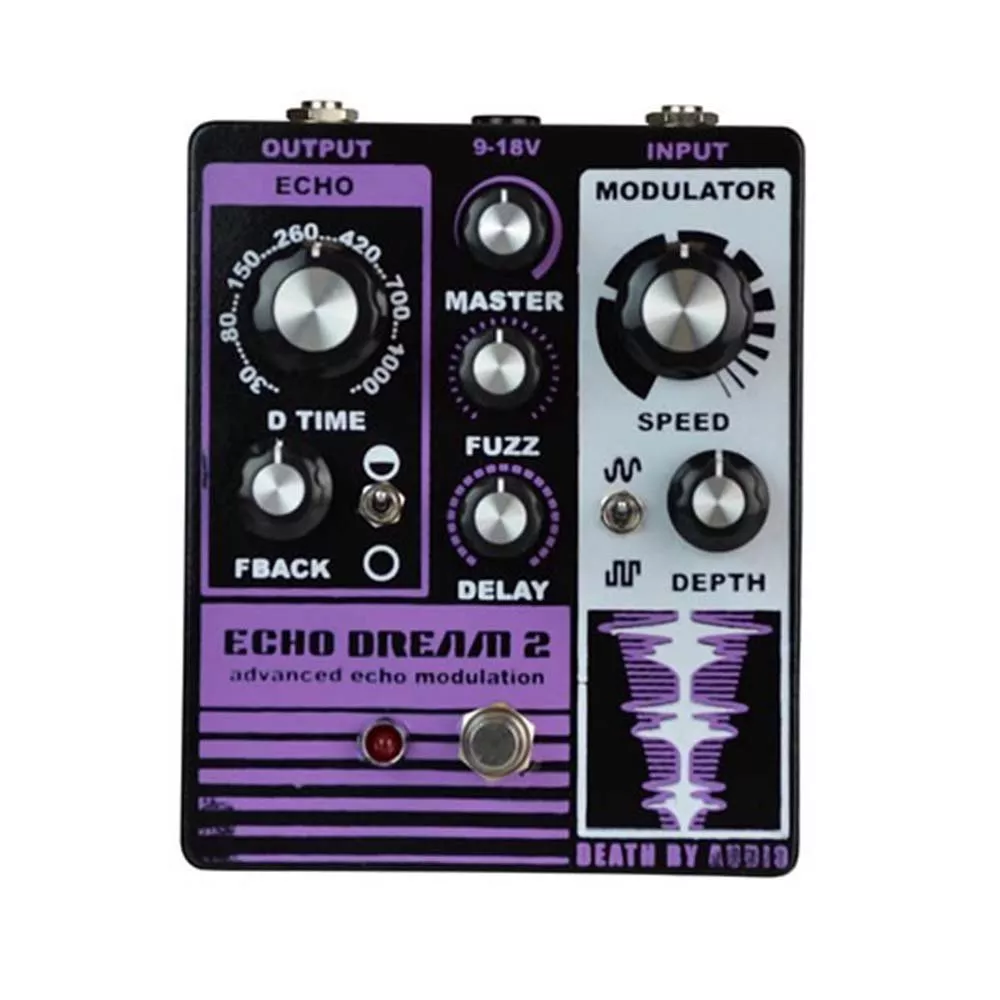 Death by audio ECHO DREAM 2 ANALOG ECHO ET FUZZ Reverb, delay