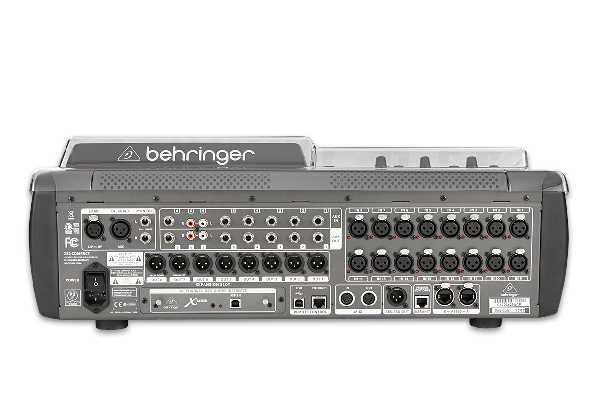 Decksaver Behringer Pro X32 Compact Cover - Turntable cover - Variation 1