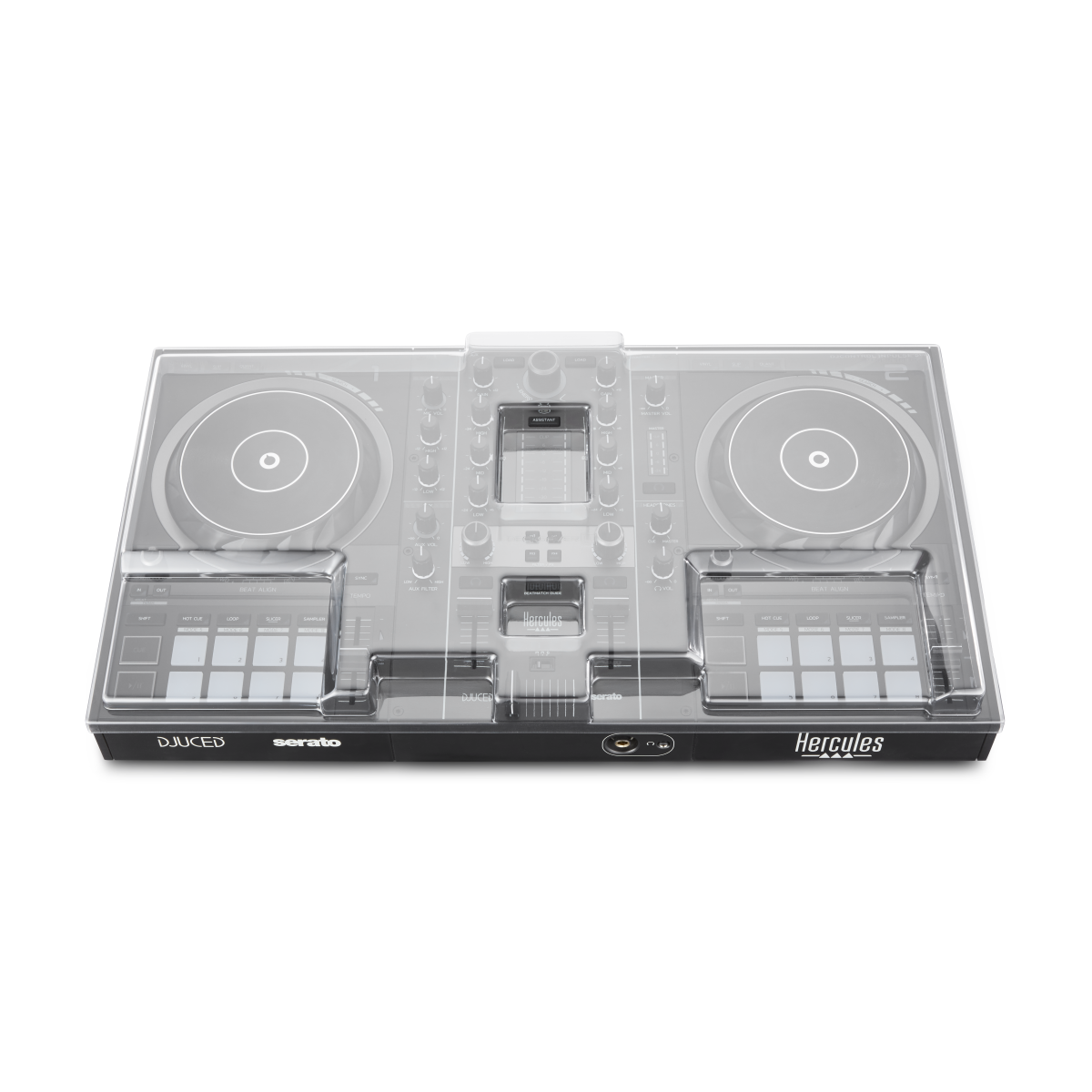 Decksaver Hercules Dj Control Inpulse 500 Cover (light) - Turntable cover - Variation 4