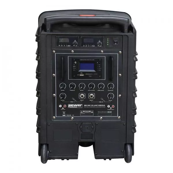 Portable pa system Power acoustics Be 9610 UHF Media