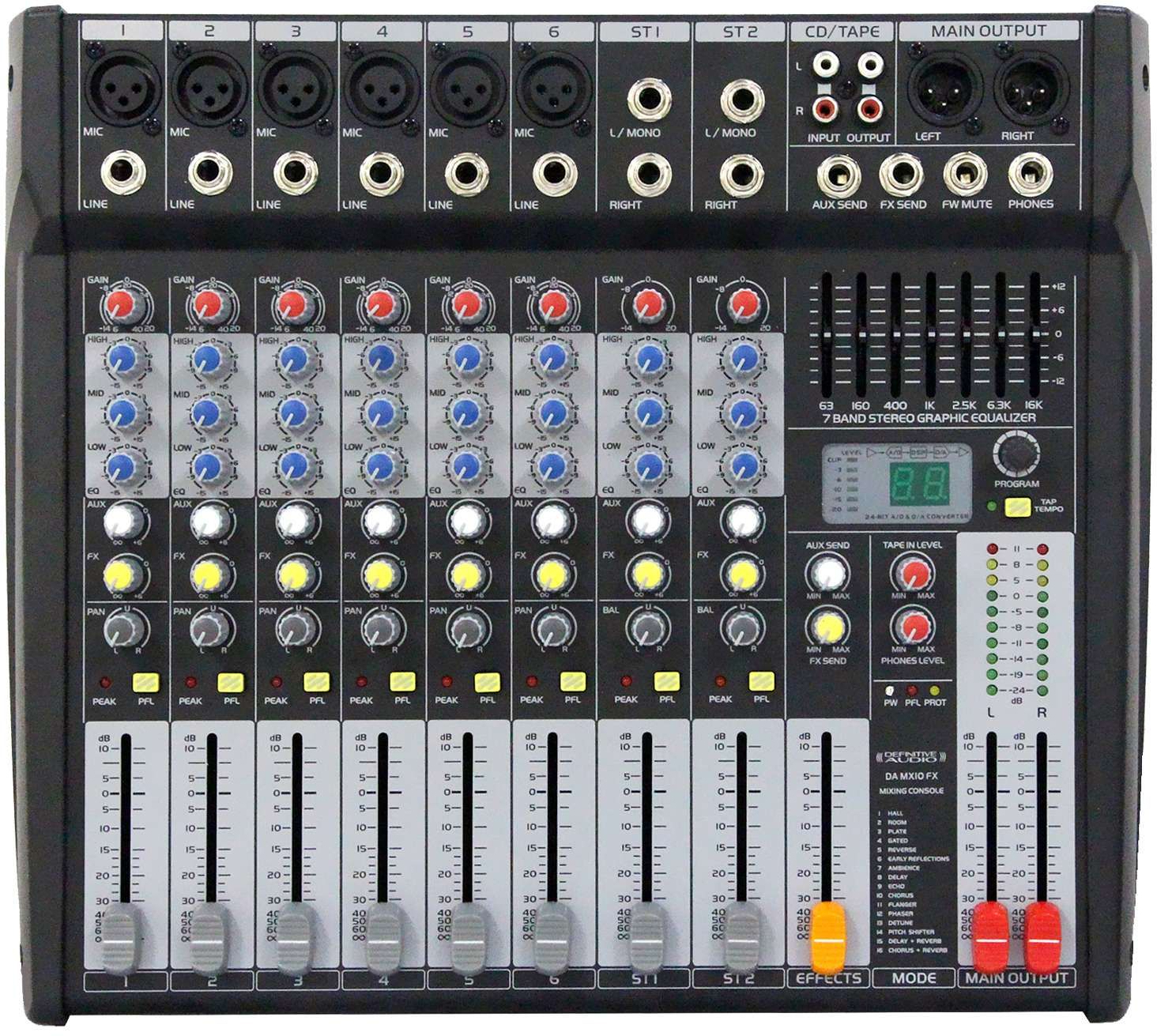 Definitive Audio Da Mx10 Fx2 - Analog mixing desk - Main picture