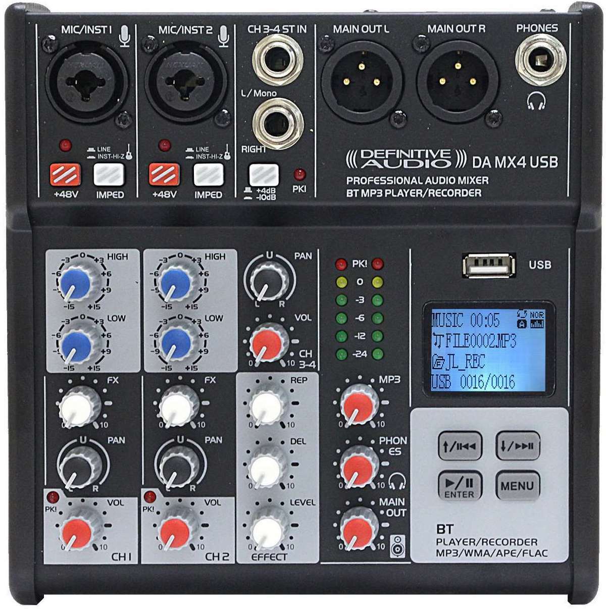 Definitive Audio Da Mx4 Usb - Analog mixing desk - Main picture