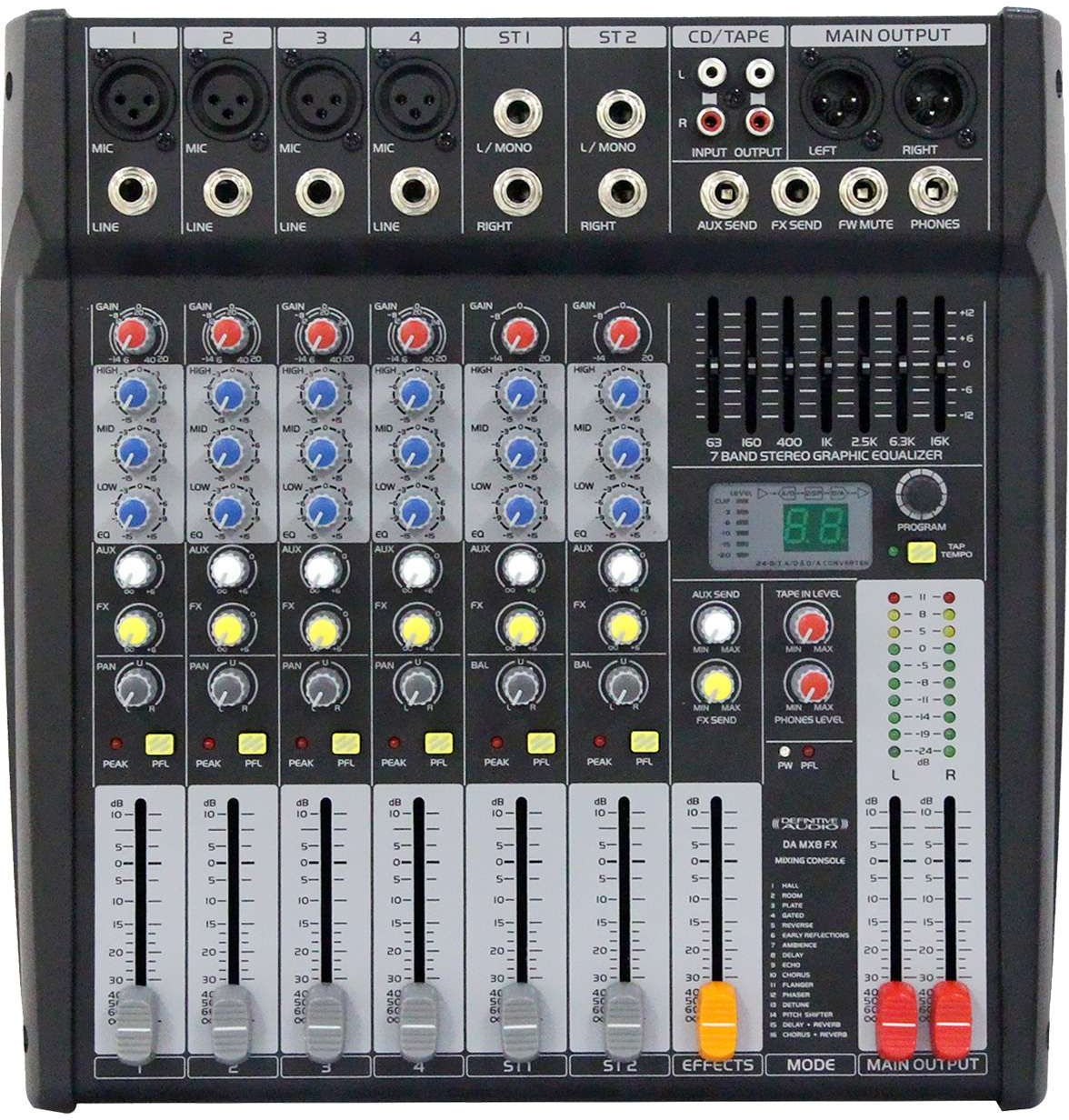 Definitive Audio Da Mx8 Fx2 - Analog mixing desk - Main picture