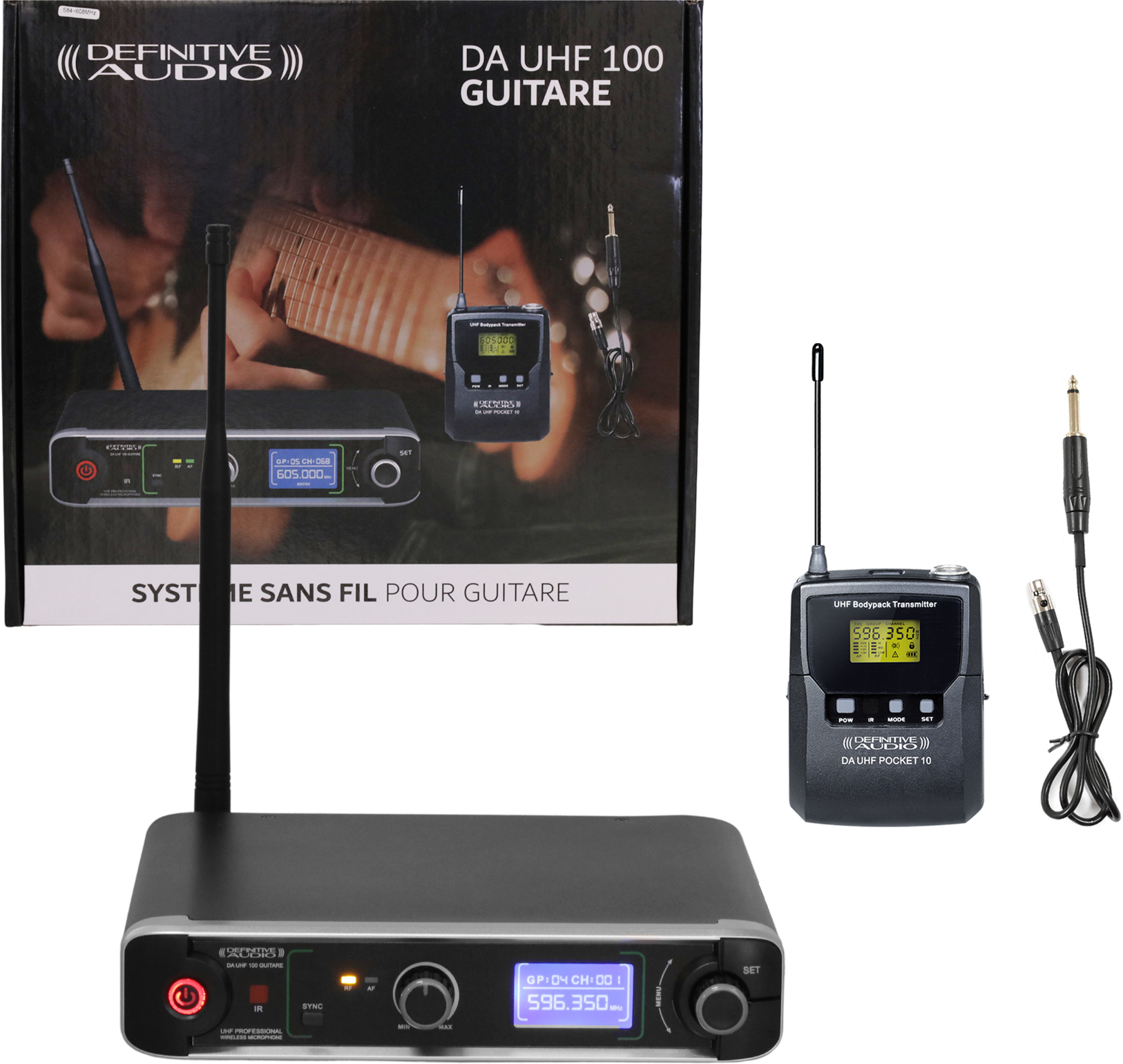 Definitive Audio Da Uhf 100 Guitare - Wireless microphone for instrument - Main picture