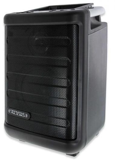 Portable pa system Definitive audio Easytraveller