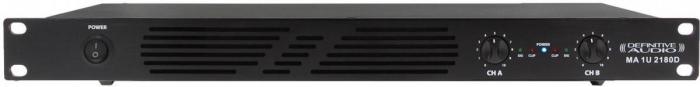 Power amplifier stereo Definitive audio MA 1U 2180D