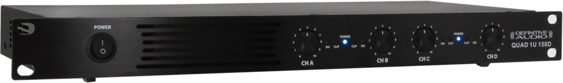 Definitive Audio Quad 1u 150d - Multiple channels power amplifier - Main picture