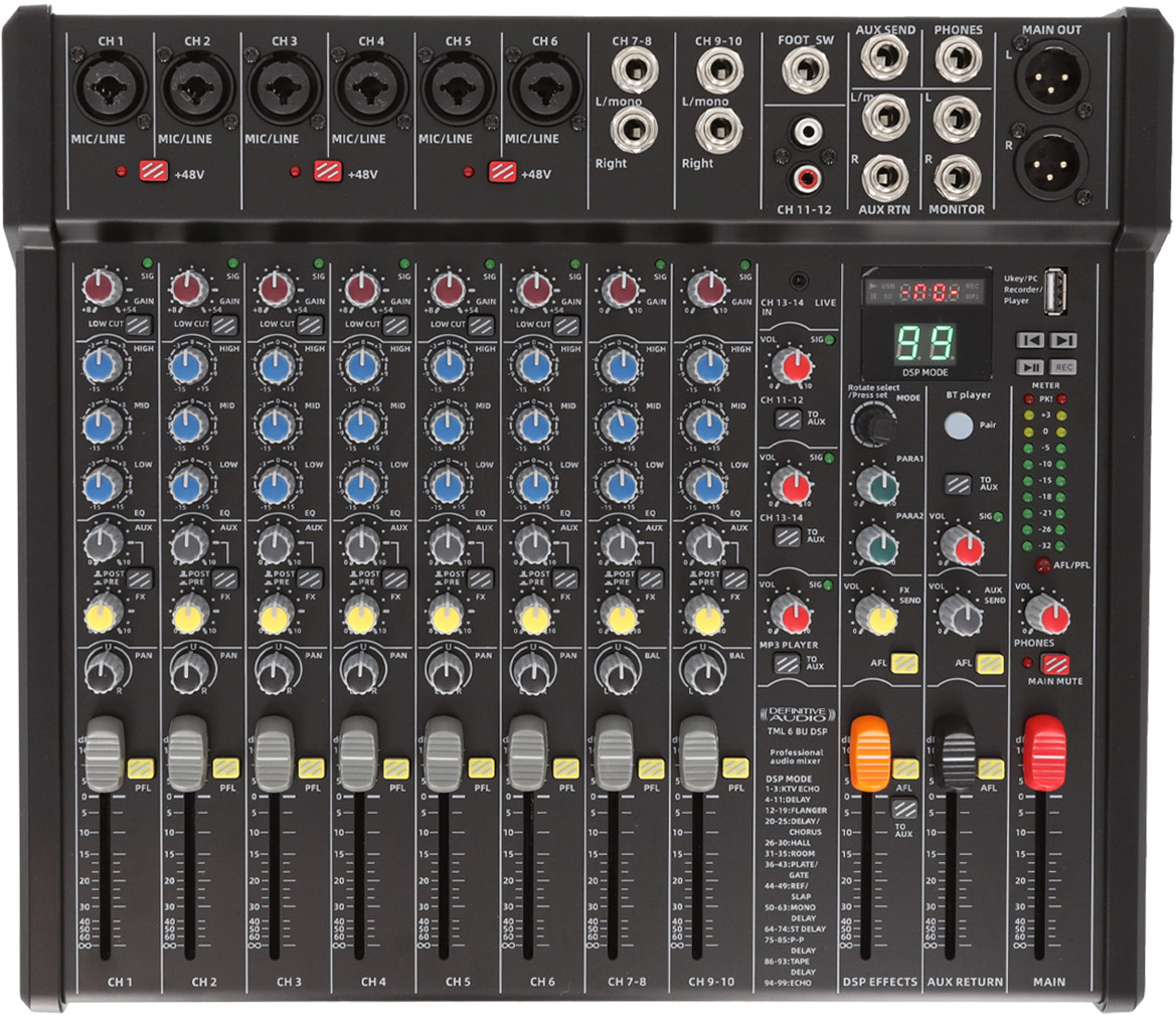 Definitive Audio Tml 6 Bu Dsp - Analog mixing desk - Main picture