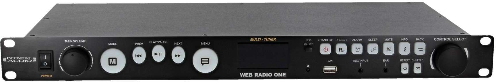 Definitive Audio Web Radio One - MP3 & CD Turntable - Main picture