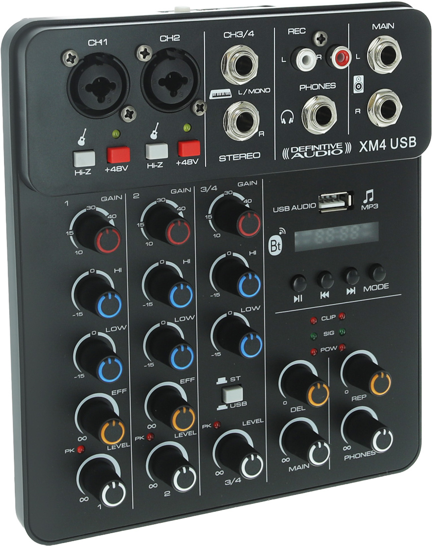Definitive Audio Xm4 Usb - Analog mixing desk - Main picture