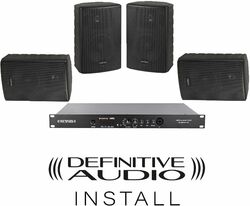 Passive fullrangespeaker Definitive audio Pack Install Resto Black V2