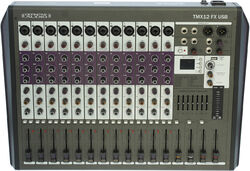 Analog mixing desk Definitive audio TMX12 FX USB