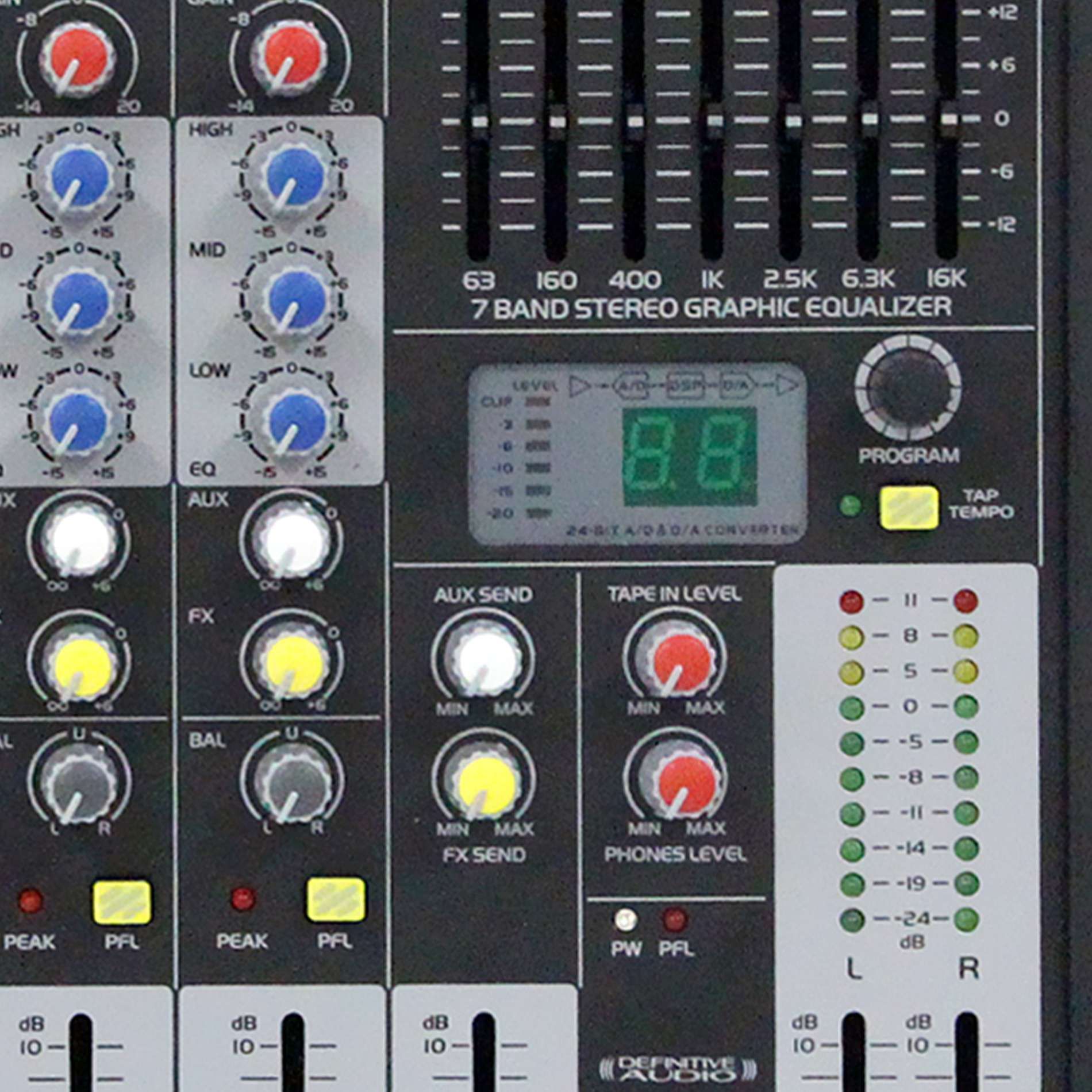 Definitive Audio Da Mx10 Fx2 - Analog mixing desk - Variation 3