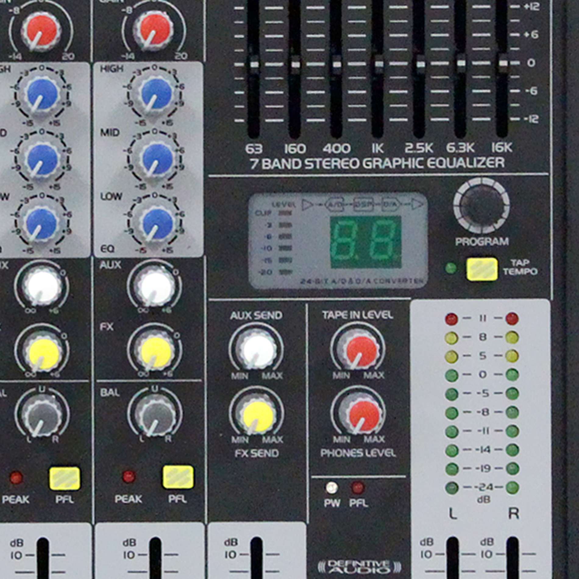 Definitive Audio Da Mx14 Fx2 - Analog mixing desk - Variation 2