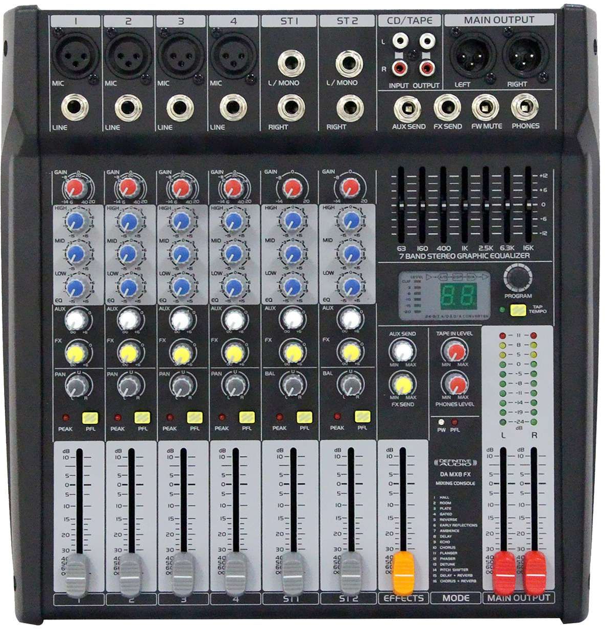 Definitive Audio Da Mx8 Fx2 - Analog mixing desk - Variation 1