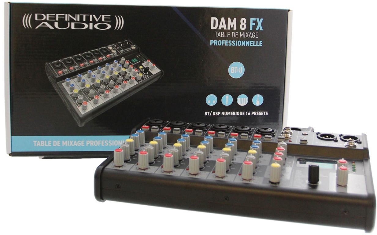Definitive Audio Dam 8 Fx - Analog mixing desk - Variation 3