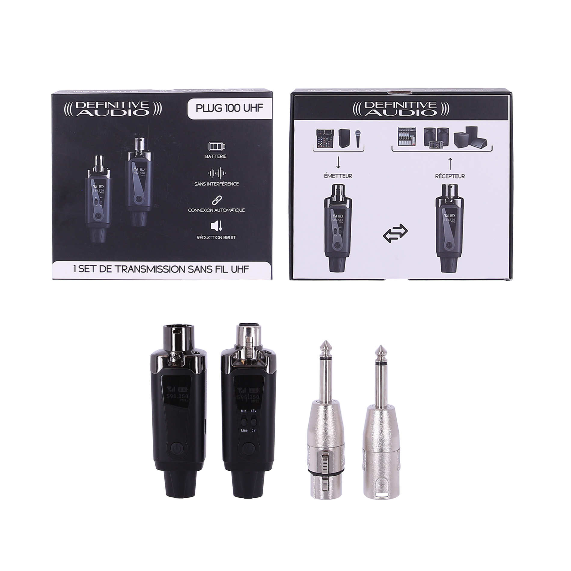 Definitive Audio Plug 100 Uhf - Wireless system - Variation 10