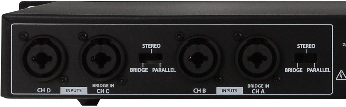 Definitive Audio Quad 1u 150d - Multiple channels power amplifier - Variation 4