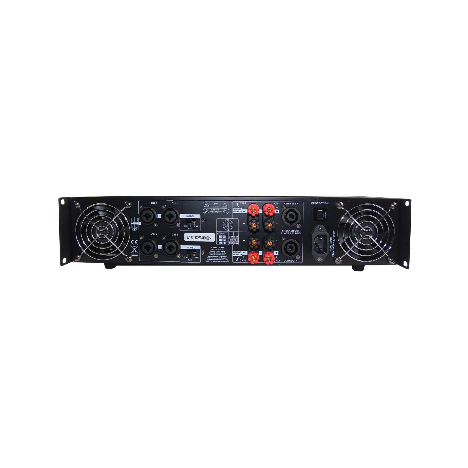 Definitive Audio Quad 75d - Multiple channels power amplifier - Variation 1