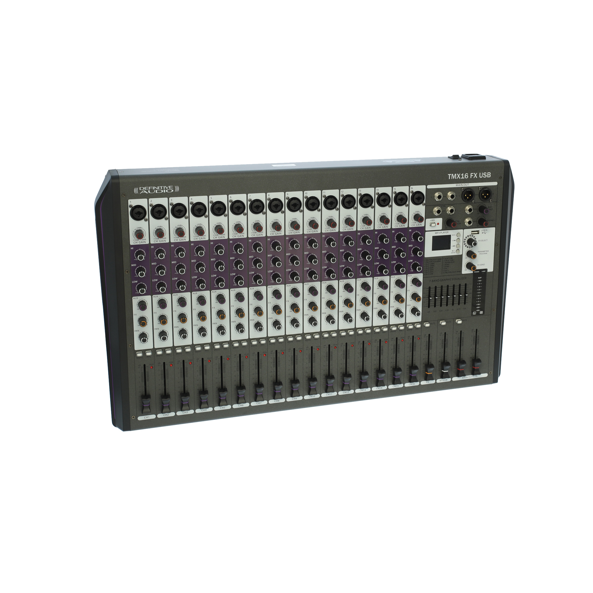 Definitive Audio Tmx16 Fx Usb - Analog mixing desk - Variation 4