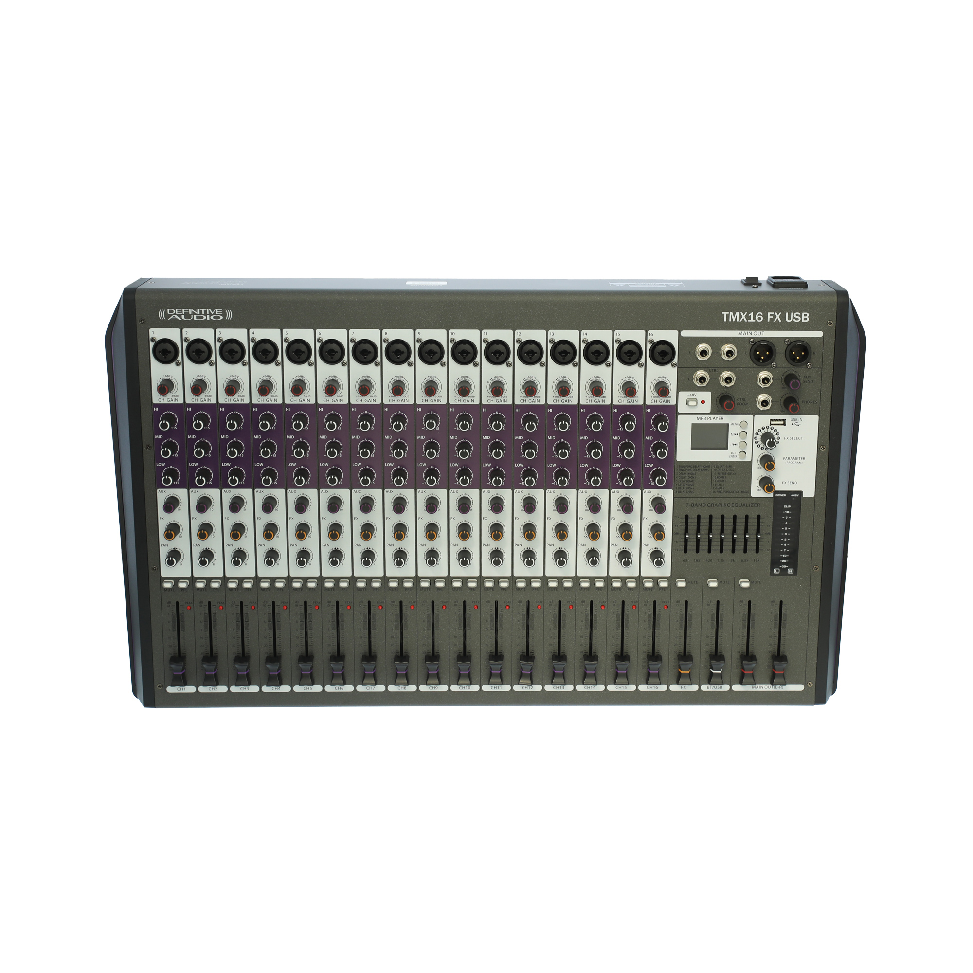 Definitive Audio Tmx16 Fx Usb - Analog mixing desk - Variation 5
