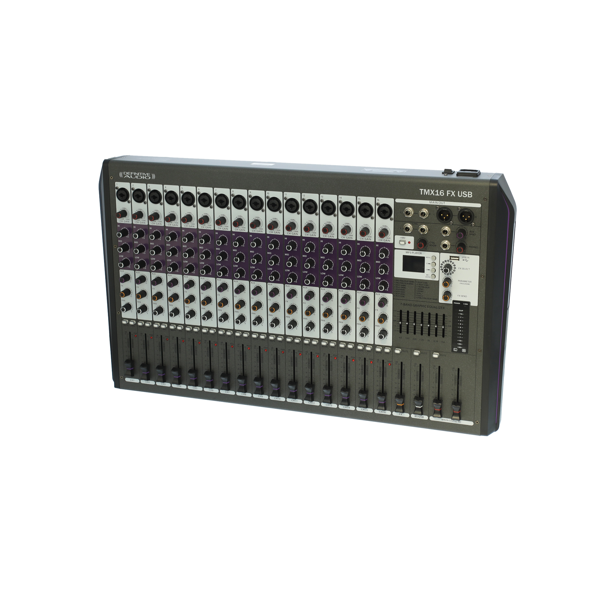 Definitive Audio Tmx16 Fx Usb - Analog mixing desk - Variation 6