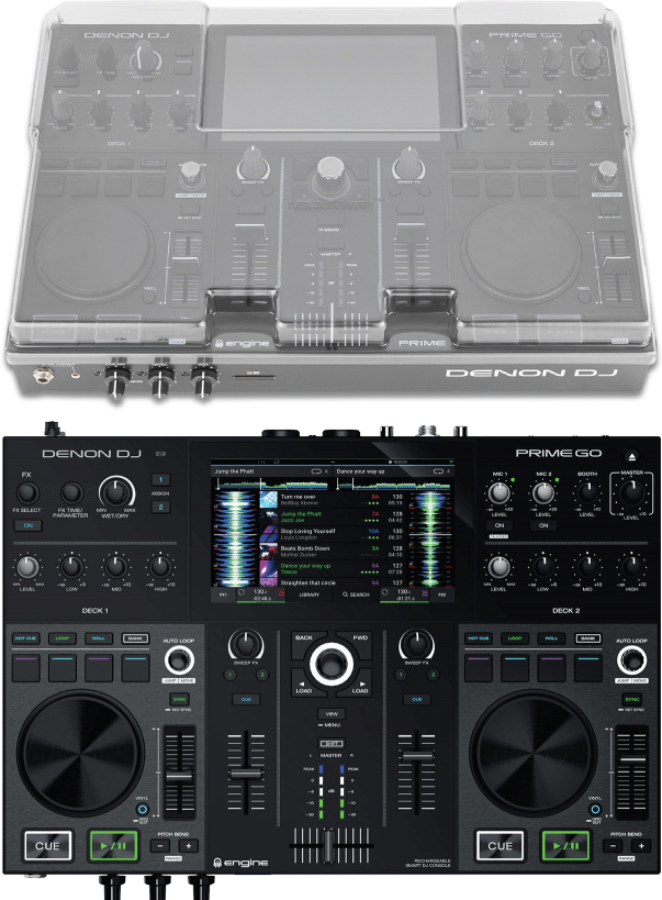 Denon Dj Prime Go + Decksaver - Case/flight/decksaver - Main picture