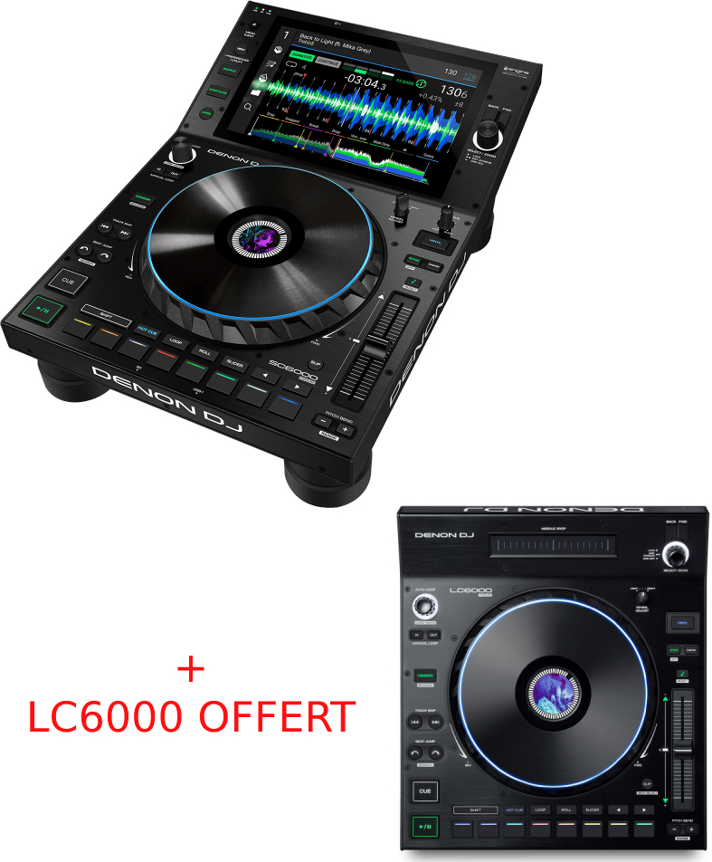 Denon Dj Sc 6000  + Lc 6000 - MP3 & CD Turntable - Main picture