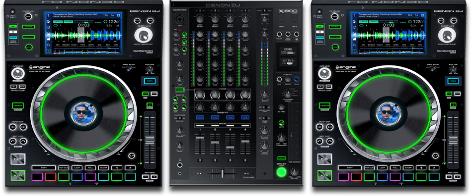 Denon Dj X1800 Prime + Denon Dj Sc5000 Prime - Deejay Sets - Main picture