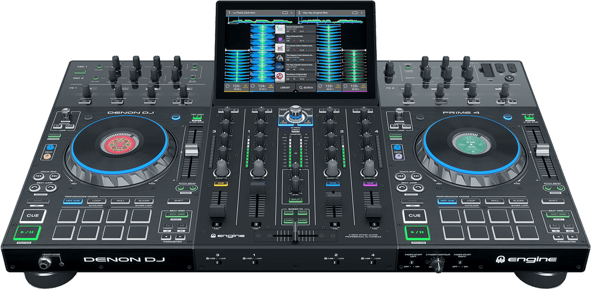 Denon dj Prime 4 Standalone dj controller