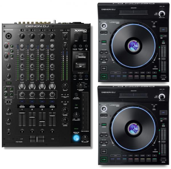 Denon dj 2 x X1850 + LC6000 Prime Full dj set