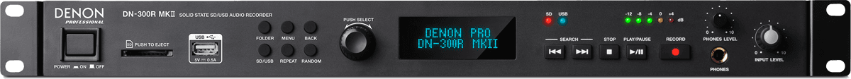 Denon Pro Dn 300r Mkii - CD Recorder in rack - Variation 1
