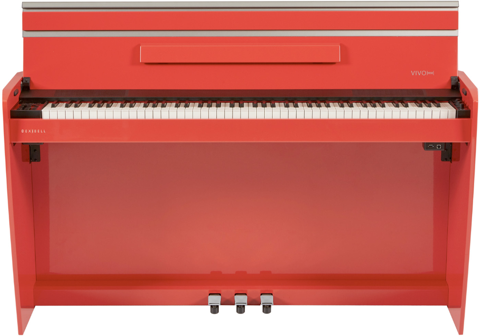 Dexibell Vivo H10 Rouge Brillant - Digital piano with stand - Main picture
