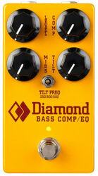 Compressor, sustain & noise gate effect pedal for bass Diamond Bass Comp/EQ