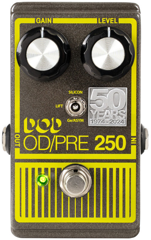 Digitech Dod Overdrive Preamp 250 50th Ann. Ltd - Overdrive, distortion & fuzz effect pedal - Main picture